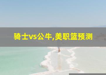 骑士vs公牛,美职篮预测