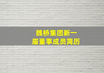 魏桥集团新一届董事成员简历