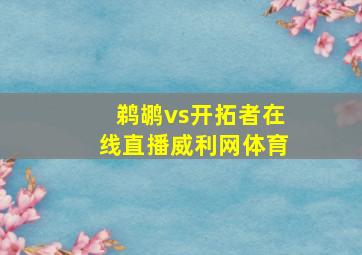 鹈鹕vs开拓者在线直播威利网体育