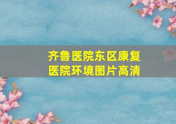 齐鲁医院东区康复医院环境图片高清