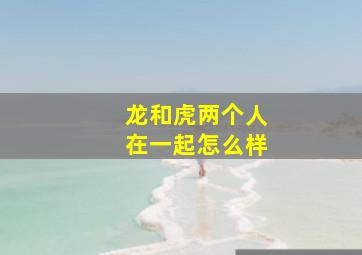 龙和虎两个人在一起怎么样