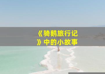 《骑鹅旅行记》中的小故事